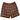 Men's Checkered Shorts Brown Size XL
